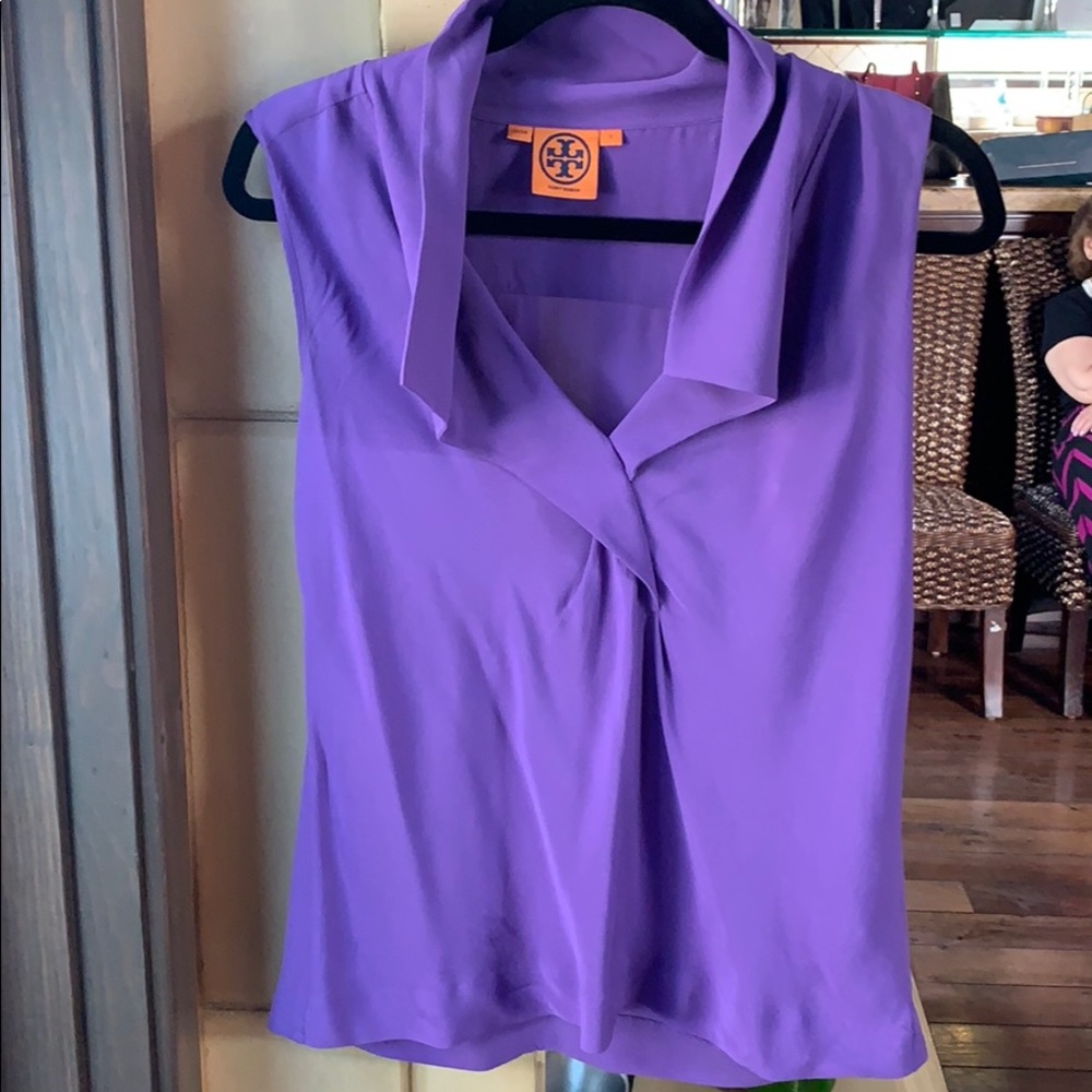 Tory Burch Purple Blouse